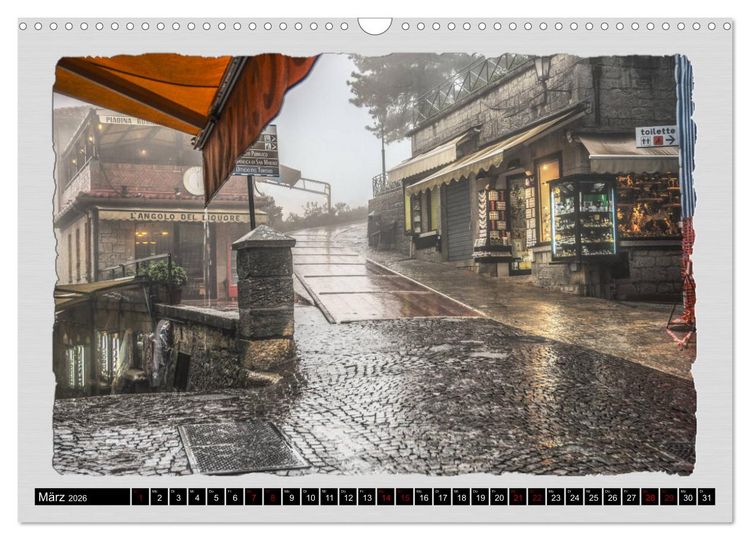 Produktbild: Impressionen - von und rund um San Marino (Wandkalender 2026 DIN A3 quer), CALVENDO Monatskalender