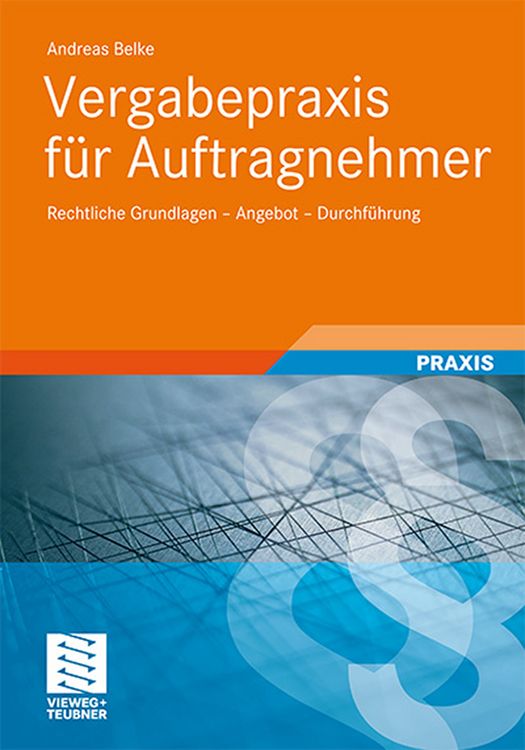 Produktbild: Vergabepraxis f&uuml;r Auftragnehmer