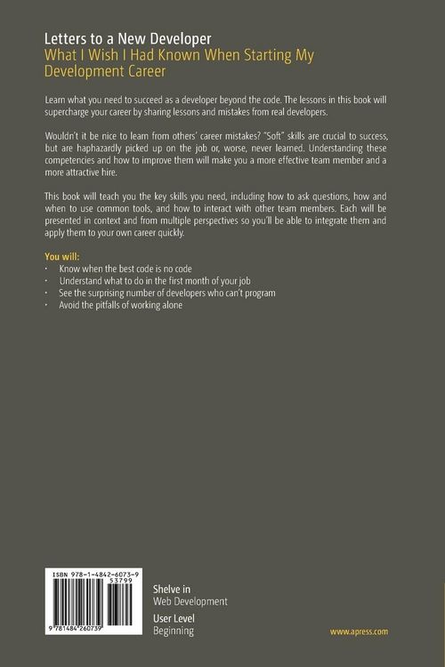 Produktbild: Letters to a New Developer