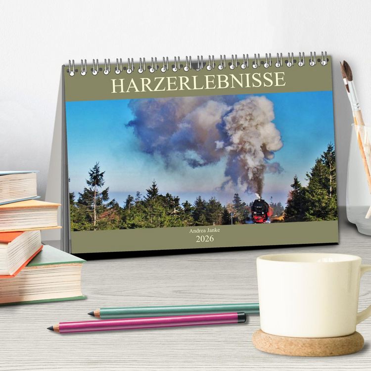 Produktbild: Harzerlebnisse (Tischkalender 2026 DIN A5 quer), CALVENDO Monatskalender
