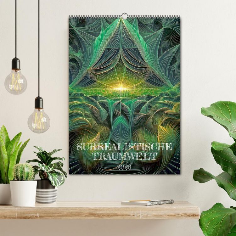 Produktbild: Surrealistische Traumwelt (Wandkalender 2026 DIN A2 hoch), CALVENDO Monatskalender