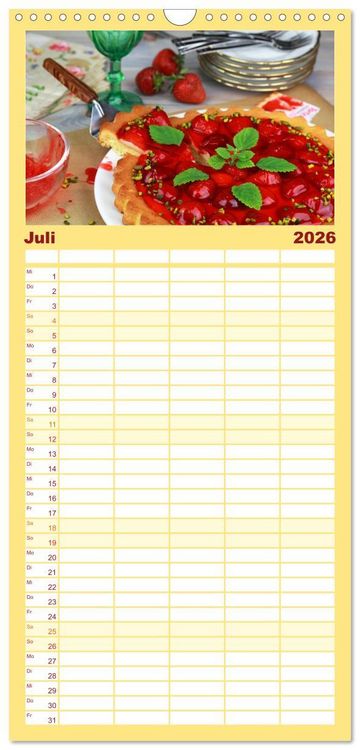 Produktbild: Familienplaner 2026 - Großmutter´s Küche mit 5 Spalten (Wandkalender, 21 x 45 cm) CALVENDO