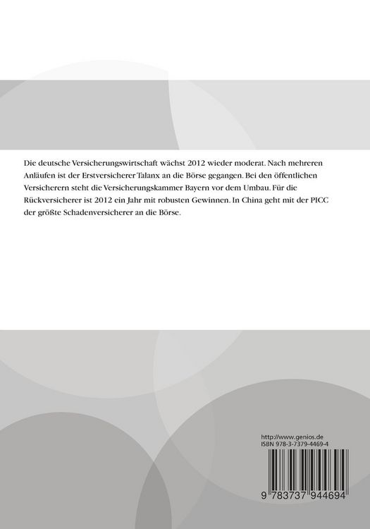 Produktbild: Branchenreport Versicherungen