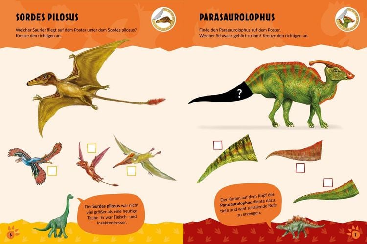 Produktbild: Mein gro&szlig;es R&auml;tselposter Dinosaurier