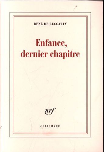 Produktbild: Enfance, dernier chapitre