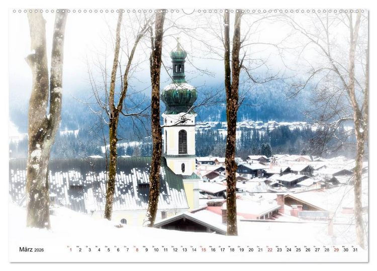 Produktbild: WINTERZAUBER Reit im Winkl und Umgebung (Wandkalender 2026 DIN A2 quer), CALVENDO Monatskalender