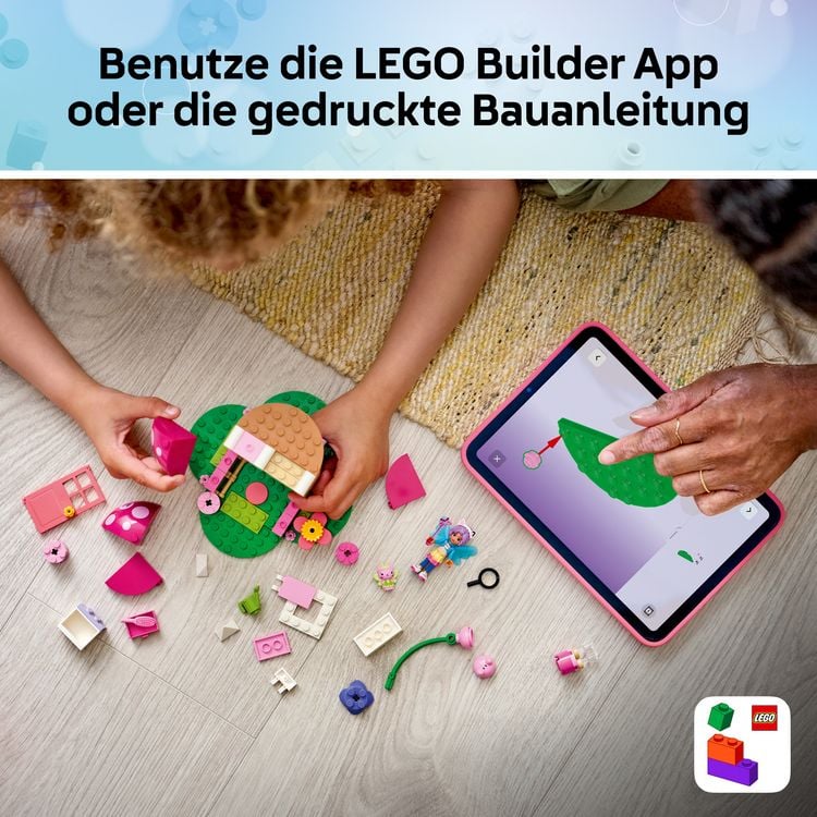 Produktbild: LEGO Gabbys Puppenhaus Kitty Fees Gartenhaus Bauset f&uuml;r Kinder 11212