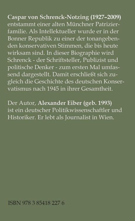 Caspar von Schrenck-Notzing" online kaufen