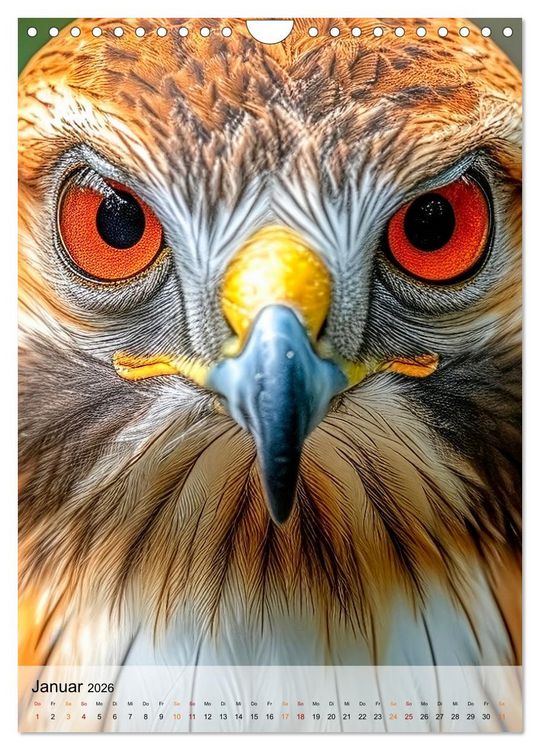 Produktbild: V&ouml;gel Portr&auml;ts (Wandkalender 2026 DIN A4 hoch), CALVENDO Monatskalender