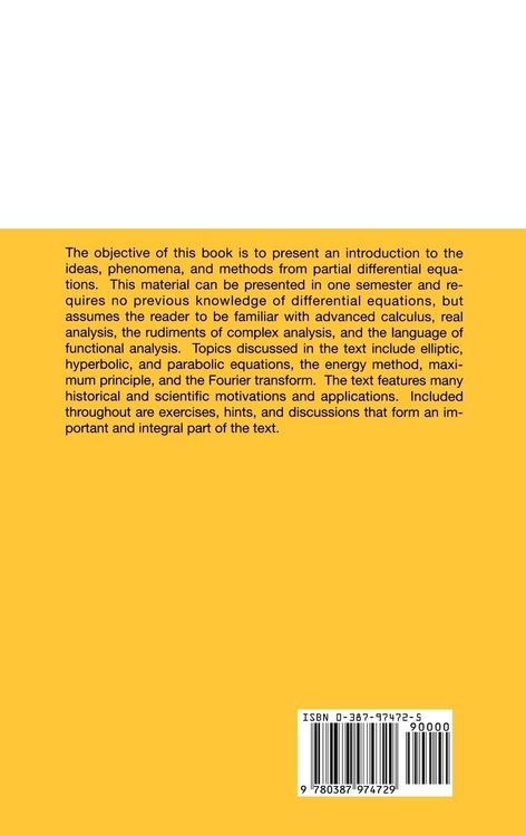 Produktbild: Partial Differential Equations