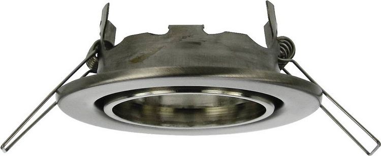 Produktbild: Heitronic 23552 DL6801 Einbauleuchte LED GU5.3 35W Edelstahl (geb&uuml;rstet)