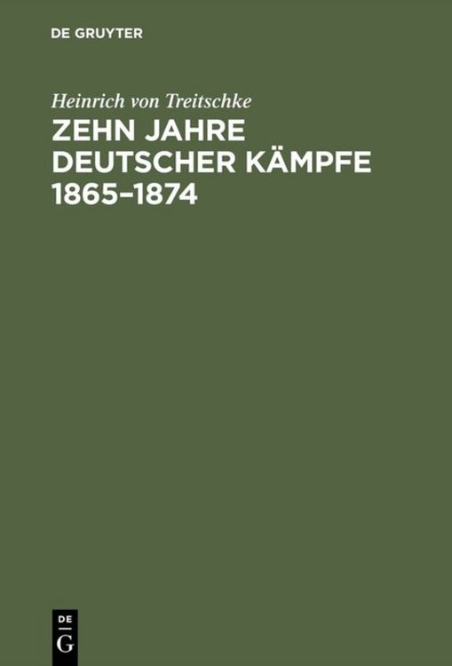 Produktbild: Zehn Jahre deutscher K&auml;mpfe 1865&ndash;1874