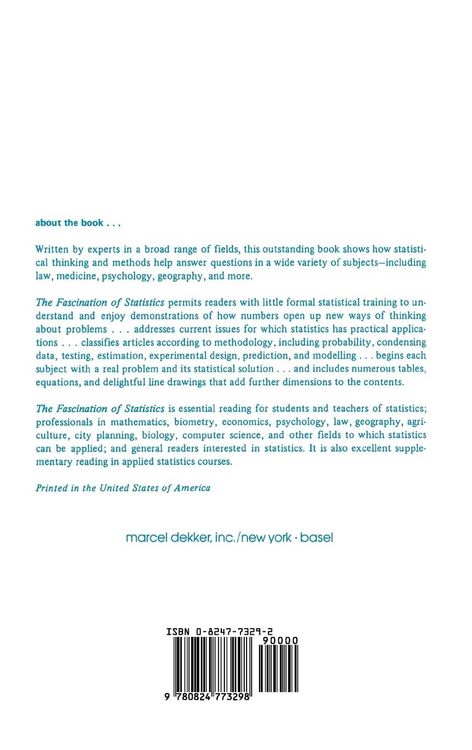 Produktbild: The Fascination of Statistics