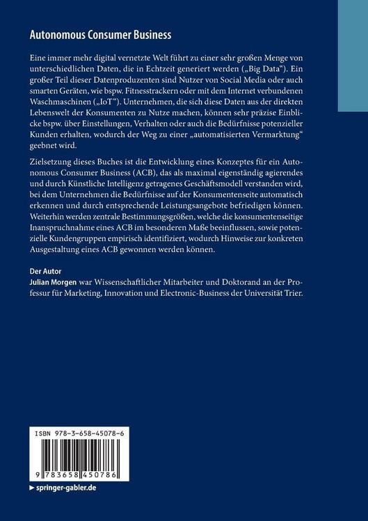 Produktbild: Autonomous Consumer Business
