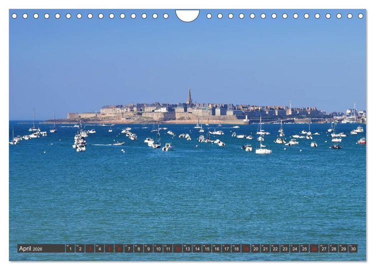 Produktbild: Saint Malo - Stadt der Korsaren (Wandkalender 2026 DIN A4 quer), CALVENDO Monatskalender
