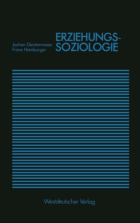 Produktbild: Erziehungssoziologie