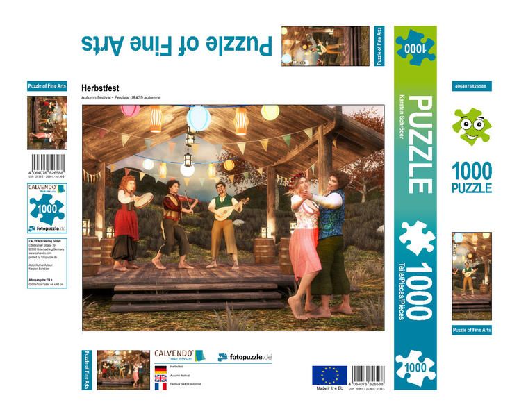 Produktbild: CALVENDO Puzzle Herbstfest | 1000 Teile Lege-Gr&ouml;&szlig;e 64x48cm Foto-Puzzle f&uuml;r gl&uuml;ckliche Stunden