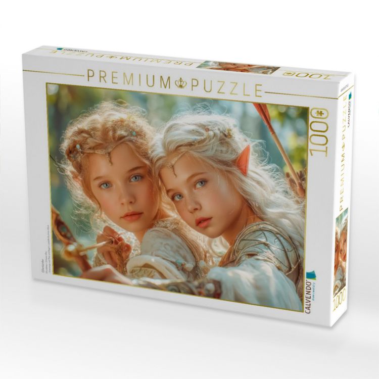 Produktbild: CALVENDO Puzzle Elfenkinder | 1000 Teile Lege-Gr&ouml;&szlig;e 64x48cm Foto-Puzzle f&uuml;r gl&uuml;ckliche Stunden