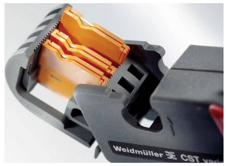 Produktbild: Weidm&uuml;ller 9005700000 CST VARIO Abisolierautomat Geeignet f&uuml;r Koaxialkabel, runde Datenleitungen 2.5 bis 8 mm RG58, RG71, RG59, RG62