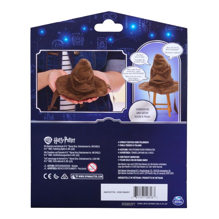 Produktbild: Spin Master Pl&uuml;sch Harry Potter Wizarding World Mini Sprechender Hut