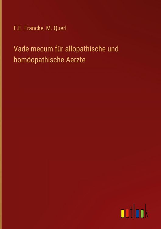 Produktbild: Vade mecum f&uuml;r allopathische und hom&ouml;opathische Aerzte