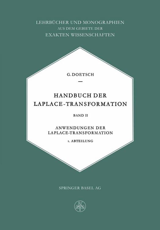 Produktbild: Handbuch der Laplace-Transformation