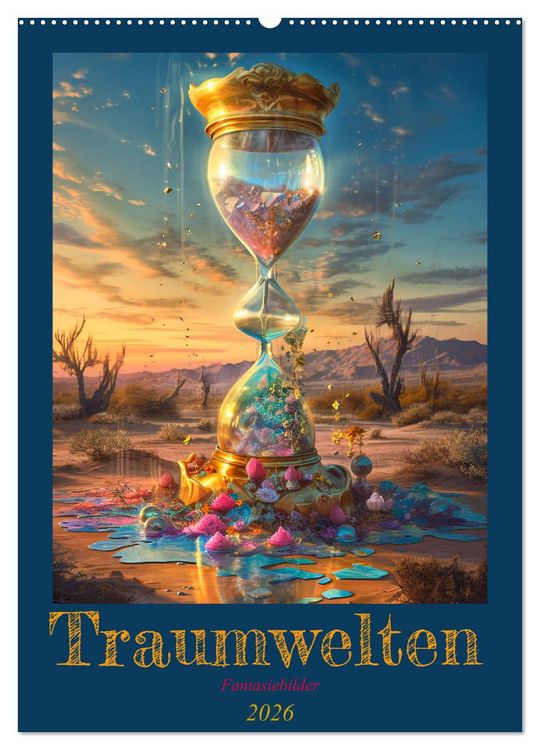 Produktbild: Traumwelten (Wandkalender 2026 DIN A2 hoch), CALVENDO Monatskalender