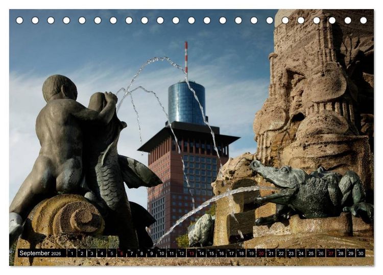 Produktbild: Frankfurt am Main (Tischkalender 2026 DIN A5 quer), CALVENDO Monatskalender