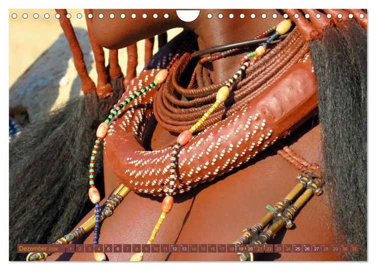 Produktbild: Himba - Der Schmuck der sch&ouml;nen Frauen (Wandkalender 2026 DIN A4 quer), CALVENDO Monatskalender