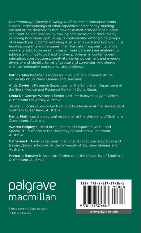 Produktbild: Contemporary Capacity-Building in Educational Contexts