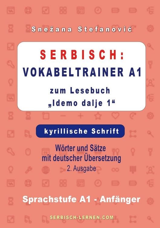 Produktbild: Serbisch: Vokabeltrainer A1 zum Buch "Idemo dalje 1" - kyrillische Schrift