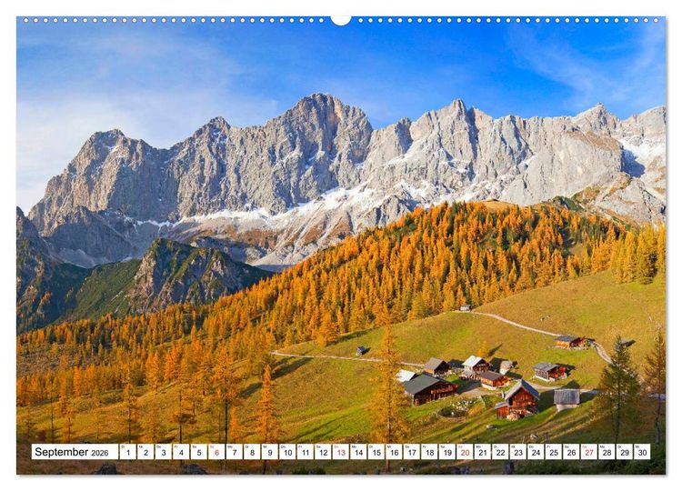Produktbild: Ramsau am Dachstein (Wandkalender 2026 DIN A2 quer), CALVENDO Monatskalender