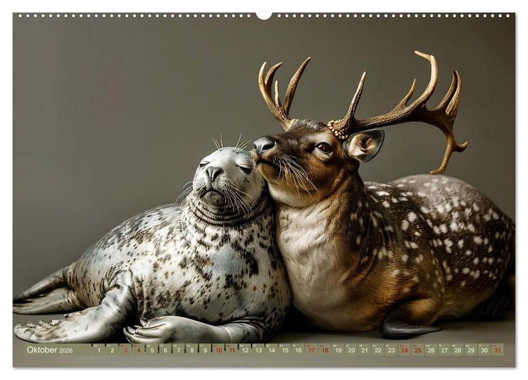 Produktbild: Fantastische Chim&auml;ren - von zauberhaft bis atemberaubend (Wandkalender 2026 DIN A2 quer), CALVENDO Monatskalender