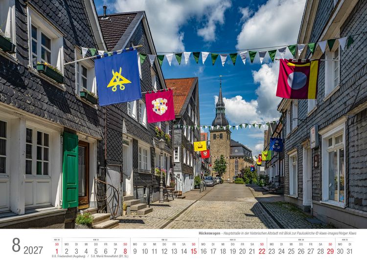 Produktbild: H&uuml;ckeswagen 2027 Bildkalender A3 quer Spiralbindung