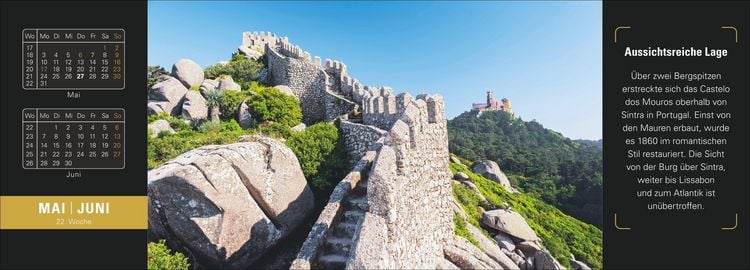 Produktbild: Eine Reise um die Welt Premium-Tischplaner 2027 - Wochenkalender mit 53 Fotografien