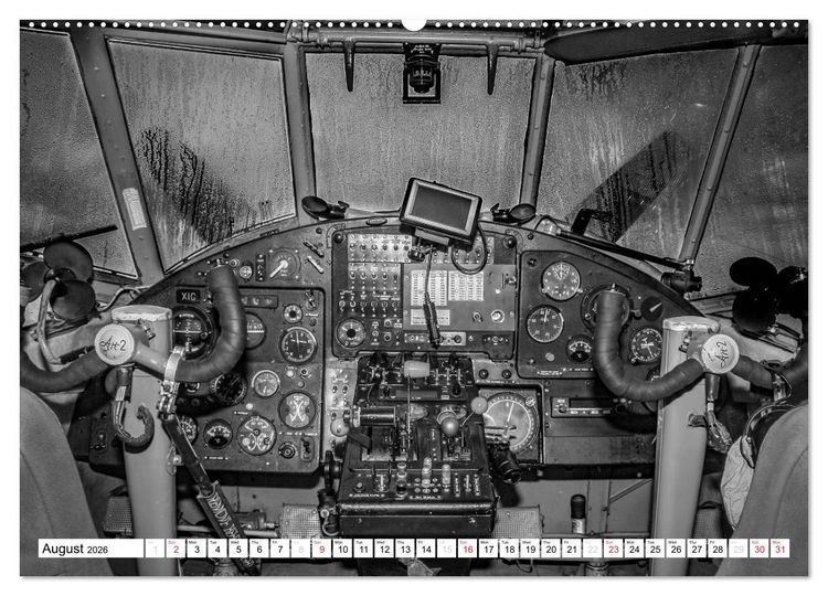 Produktbild: Cockpit sights (High Quality Premium Wall Calendar 2026 DIN A2 landscape),CALVENDO 12 Month Wall Calendar