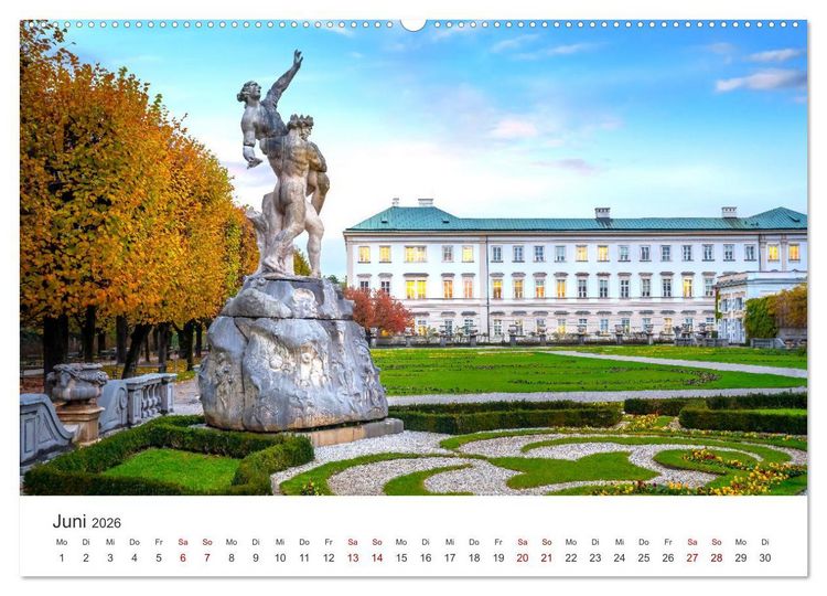 Produktbild: Salzburg - Kultur und Natur pur. (Wandkalender 2026 DIN A2 quer), CALVENDO Monatskalender