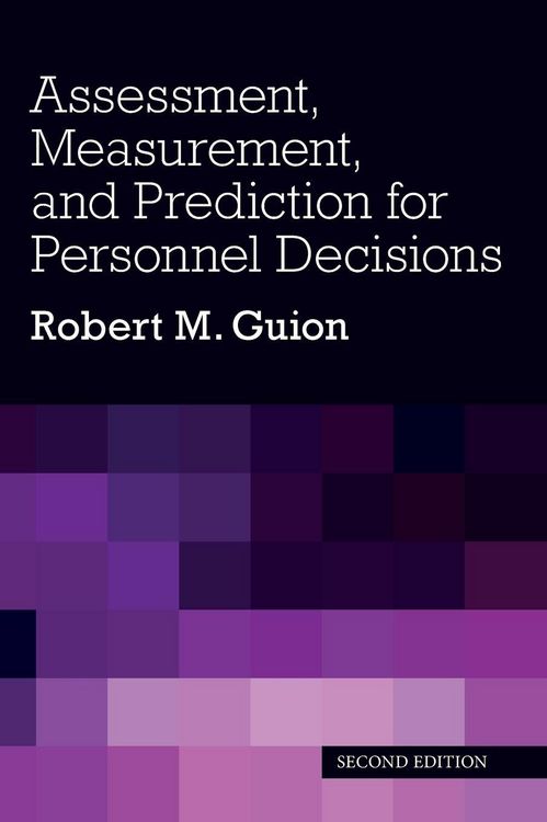 Produktbild: Assessment, Measurement, and Prediction for Personnel Decisions