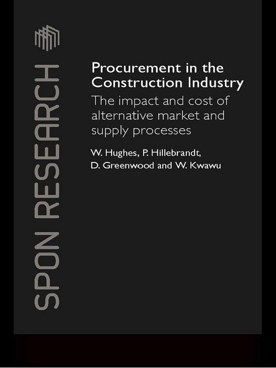 Produktbild: Procurement in the Construction Industry