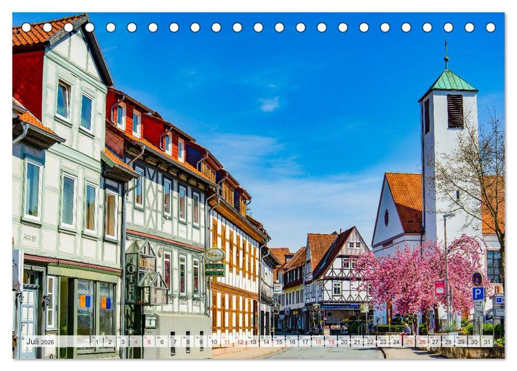 Produktbild: Bad Gandersheim Impressionen (Tischkalender 2026 DIN A5 quer), CALVENDO Monatskalender
