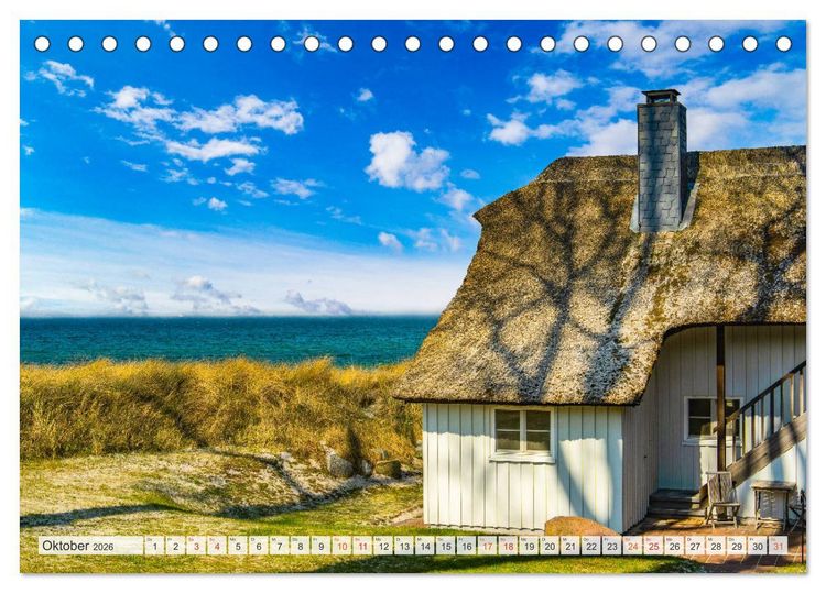 Produktbild: Ahrenshoop Impressionen (Tischkalender 2026 DIN A5 quer), CALVENDO Monatskalender