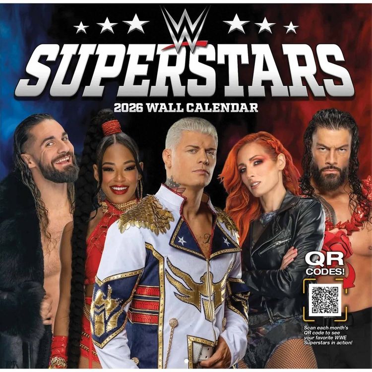 Produktbild: Wwe Superstars 2026 12x12 Team Wall Calendar