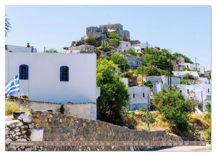 Produktbild: Nisyros. Zauberhafte griechische Vulkaninsel (Wandkalender 2026 DIN A3 quer), CALVENDO Monatskalender