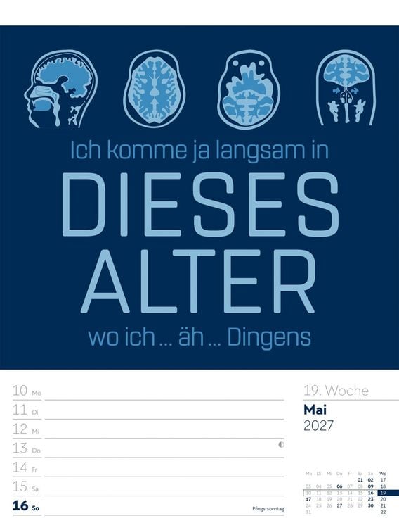 Produktbild: Klartext Spr&uuml;chekalender Wochenplaner 2027