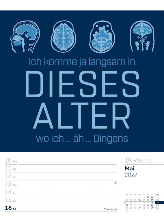 Produktbild: Klartext Spr&uuml;chekalender Wochenplaner 2027