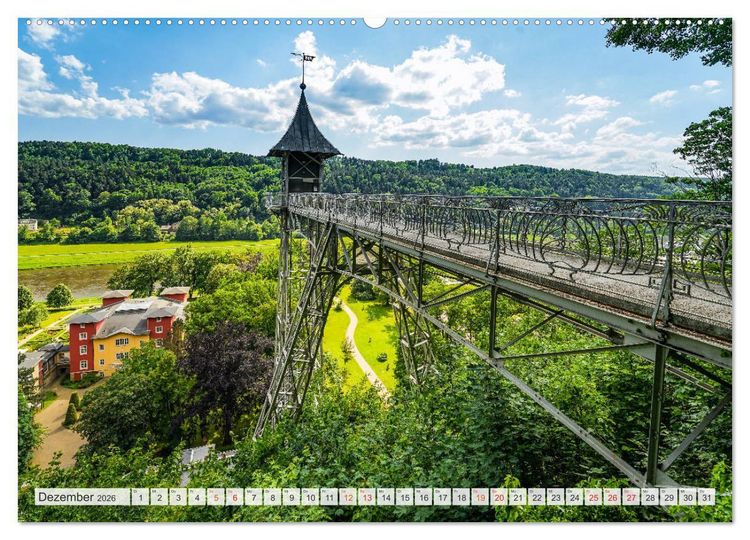 Produktbild: Bad Schandau Impressionen (hochwertiger Premium Wandkalender 2026 DIN A2 quer), Kunstdruck in Hochglanz