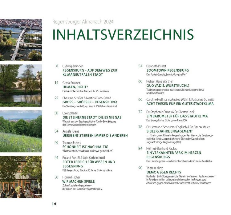 Produktbild: Regensburger Almanach 2024