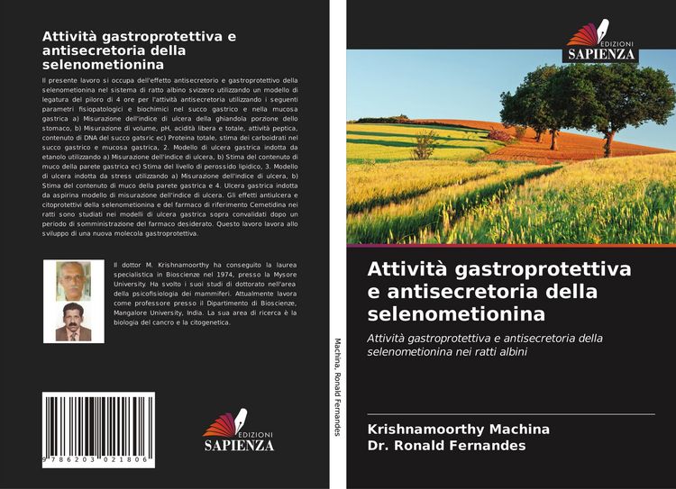 Produktbild: Attivit&agrave; gastroprotettiva e antisecretoria della selenometionina