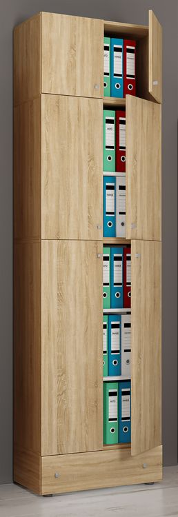Produktbild: XXL B&uuml;roschrank Aktenschrank Schrank Lona 5fach AS