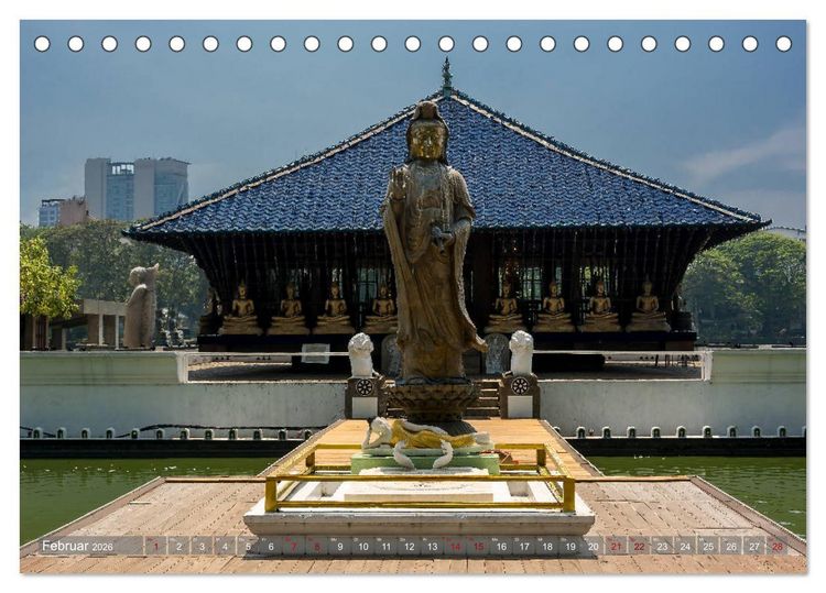 Produktbild: Reise nach Sri Lanka (Tischkalender 2026 DIN A5 quer), CALVENDO Monatskalender